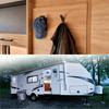 Universal 3D Printed Hook Set of 2, Ideal for Home, RV and Wardrobe, Simple Installation & Space-Saving Design