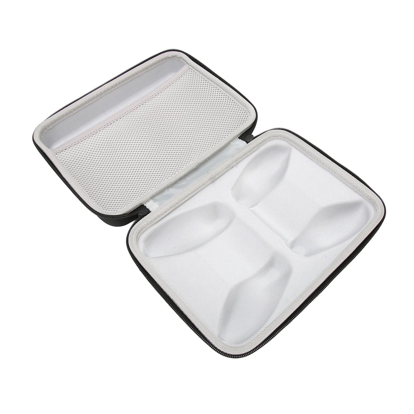 Étui rigide pour manette EVA Grande capacité Léger Anti-poussière Durable Étui de transport rigide pour manette PS5 pour manette PS4 white