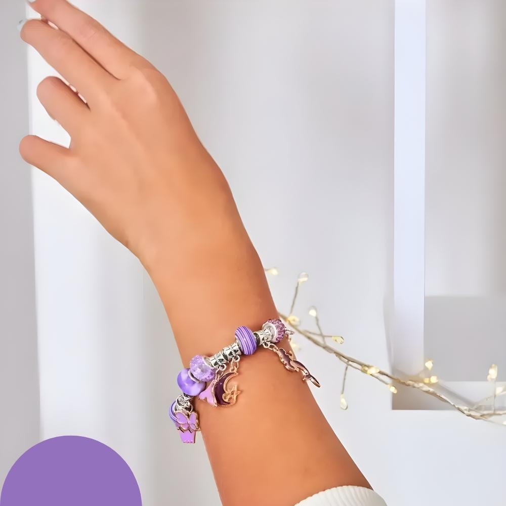 Schmuckherstellungsset Perlen Anhänger Charms Geschenk für Mädchen