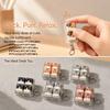 Keyboard Anti-stress Toy Pendant 2/3/4/6/9 Keys Cat Fidget Keychain  Children Adults