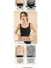 Women's High-Impact Shockproof Sports Bra with Strappy Back