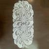 Hollowed Out Lace Table Runner Cup Coaster Floral Embroidered Table Cover Reusable Elegant Table Doilies Tablecloth Tableware Home Decoration