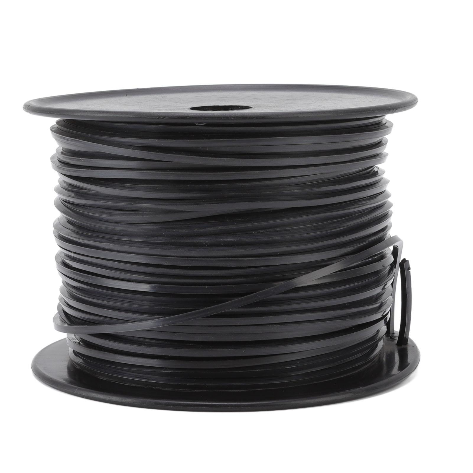 Konnwei Black 3.3Mm 0.13In Square String Trimmer Line High Efficiency Nylon Grass Trimmer Line Replacement For Husqvarna 100M