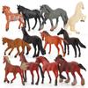 Simulation Pony for Kids Educational  Toys Animal Models Horse  Miniature Desktop Ornaments