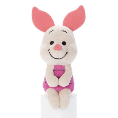 Disney Character Piglet Plush Height Chokkori-san Toy, Approx. 14.5cm