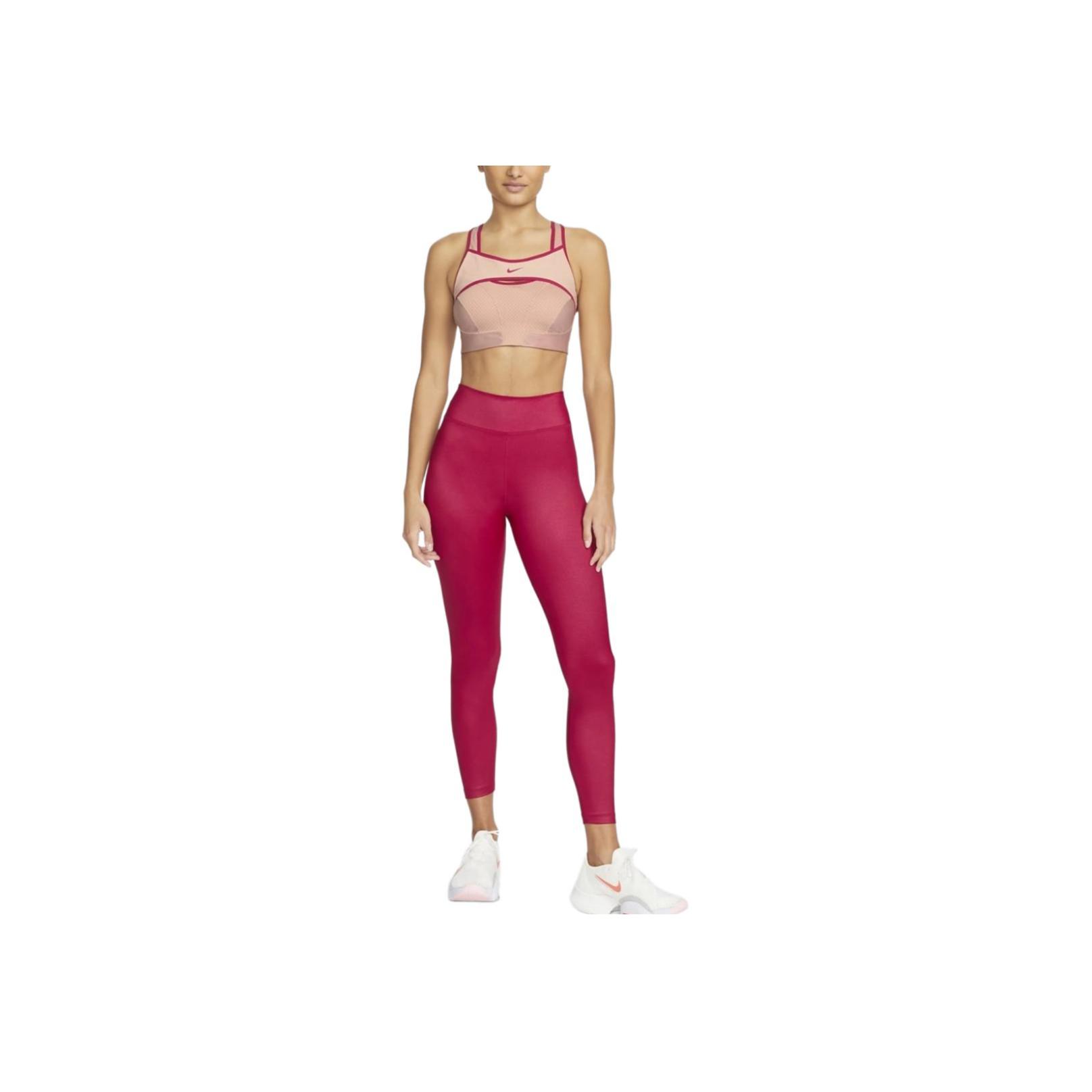 Nike Однотонная дышащая спортивная майка для женщин, розовая