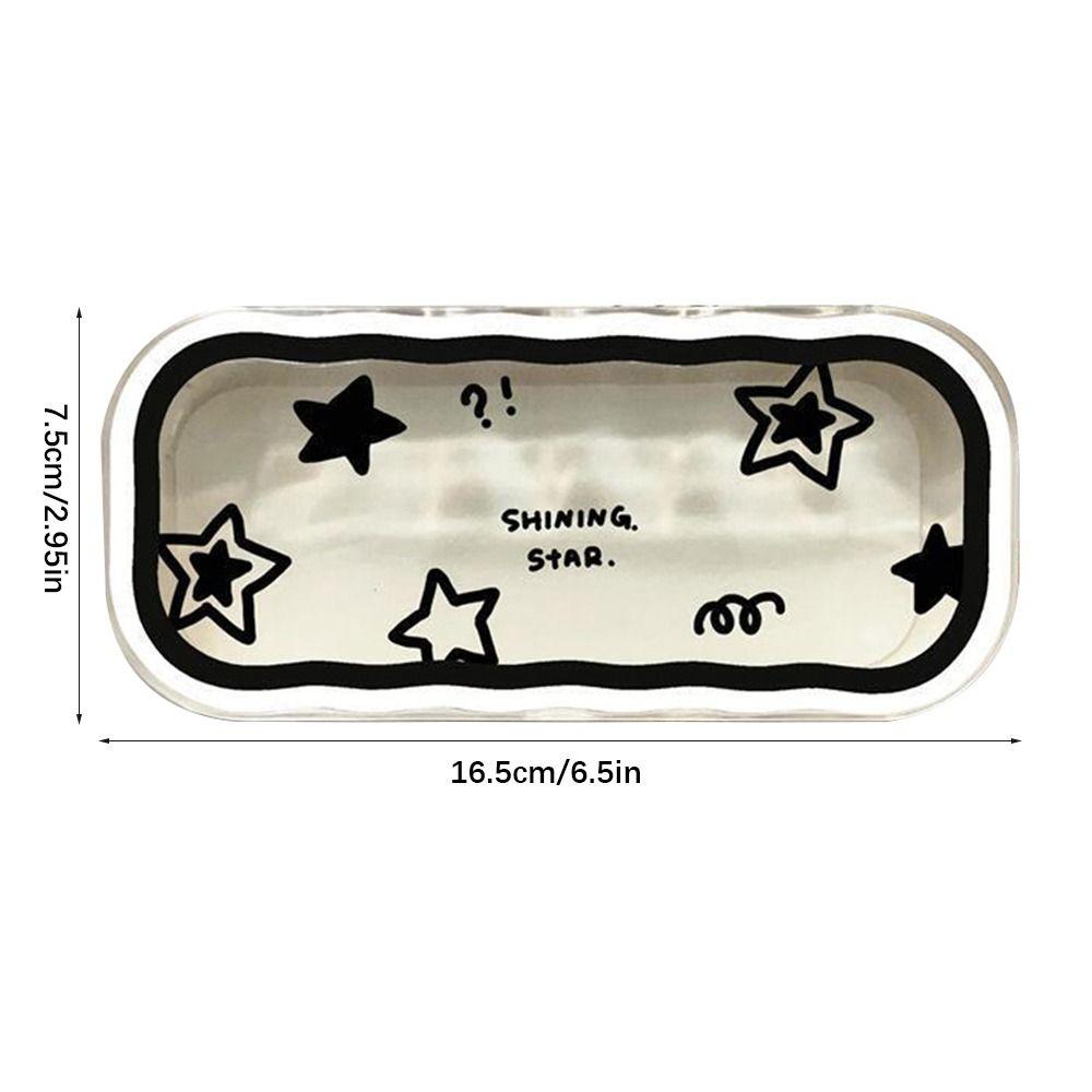 Custodia per Occhiali in Plastica alla Moda Scatola Portatile Visibile per Occhiali da Sole Custodia Protettiva Trasparente per Occhiali Occhiali per Presbiopia