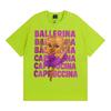 Funny Cute Coffee Ballerina Cappuccino T Shirt Fashion Kawaii Vintage Cartoon T-shirts Men Women Oversized Casual Cotton T-shirt