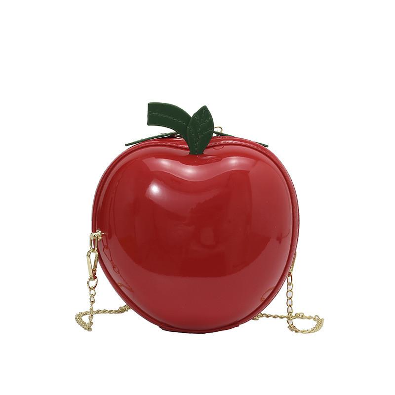Fruit Mini Coin Purse With Zipper Closure For Daily Casual Wear