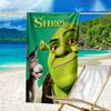 1pc Shrek1 Beach Towel, Beach and Seaside Swimming Pool Equipment, Fashion Pattern, Rectangular, Travel Essentials