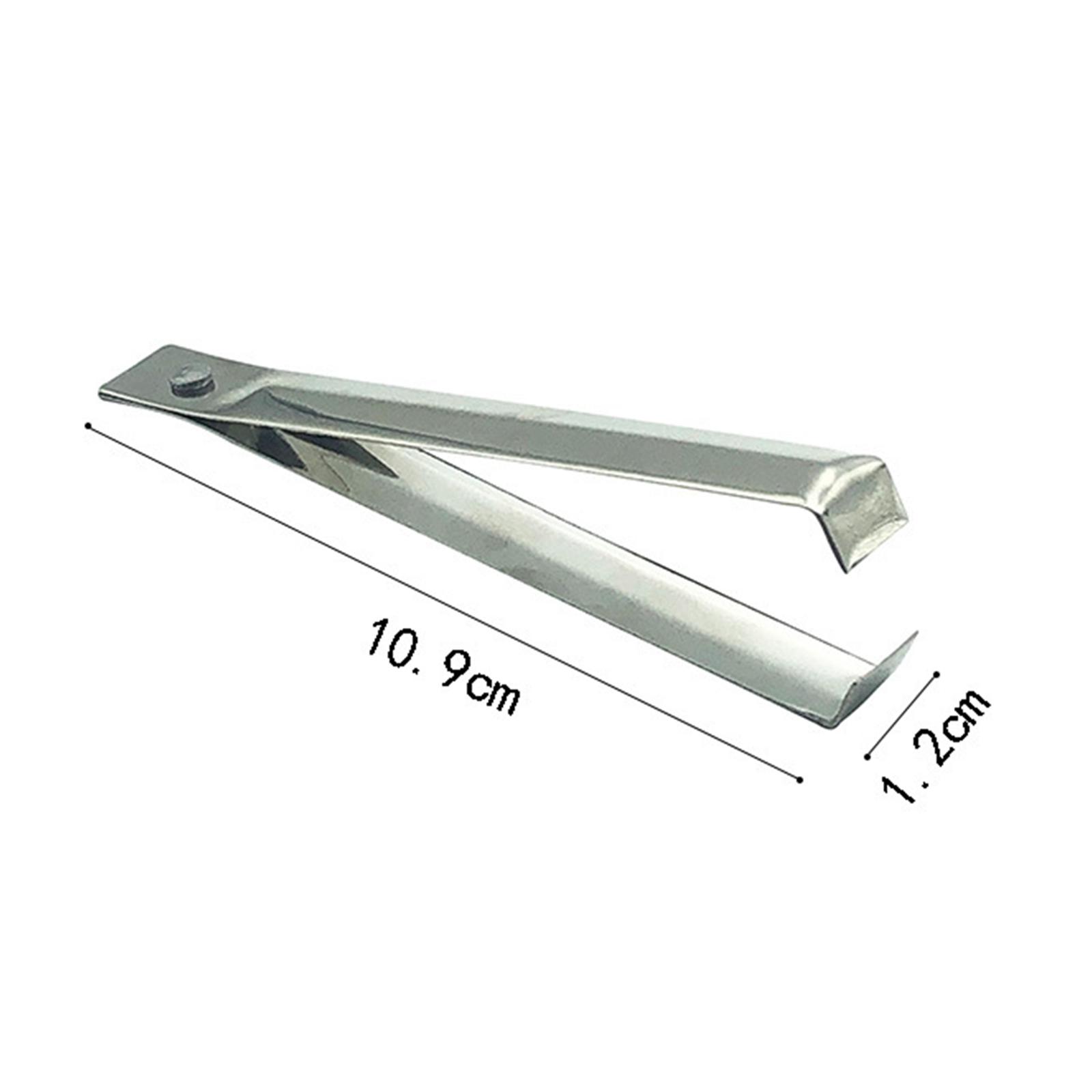 

Набор пинцетов для удаления костей рыбы, 2 шт., пинцет для чеснока, ручные щипцы, овощные инструменты, ручной пинцет для чеснока, пинцеты для чистки чеснока светло-серый