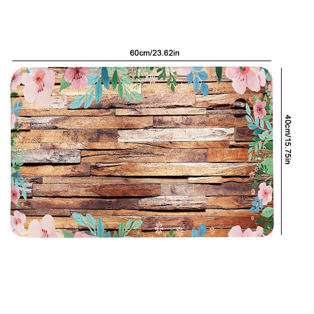 Non Slip Door Mat Water Absorption Rug Carpet Bath Pad Mat Bathroom Bedroom Decor #1