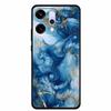 Funda de Dibujos Animados Para OPPO Reno 14 Pro Funda de Teléfono Suave de Silicona Para OPPO Reno14Pro Negra TPU Protectora Carcasa Trasera Mármol Para