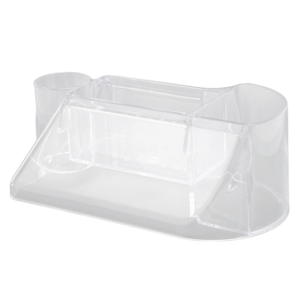 Nagelfräserhalter Nagelfräsermaschine Bits Manikürewerkzeuge Aufbewahrungsbox Transparent Multifunktional Professionell Nagel