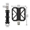 Light Weight Bicycles Platform Pedals 3 Seal Bearings Nonslip Bicycles Pedals for Mountain Cycling Road Bicycles
