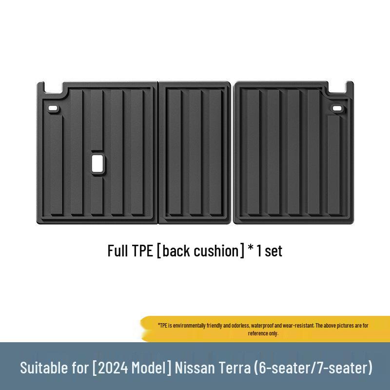 Custom All-TPE Floor, Trunk, and Seat Back Mats for 24 Nissan Land Cruiser Models