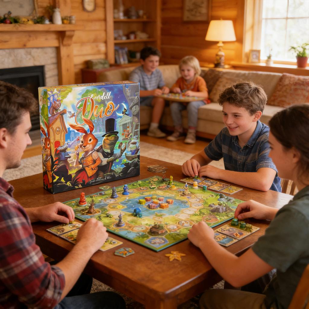 Everdell Board Game Strategic Play With Enchanting Forest Theme For Family And Friends Gatherings