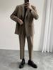 Men's Retro Loose-Fit Casual Suit Jacket - Korean Spring/Autumn Fashion Trend