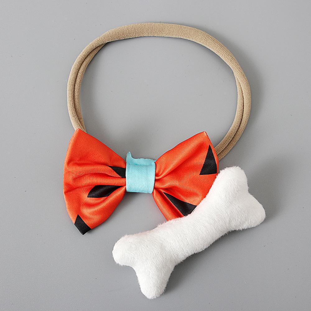 Baby Kids Girls Triangle Printed One Shoulder Tulle Dress with Bowknot Headband Cosplay Costume Clothes for 0.5-5 Years