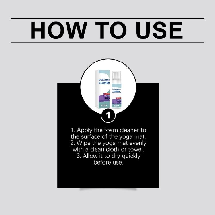 Efficient Quick Drying Foaming Cleaner For Yoga Mats 120ml Dirt And Sweat Removal Odor Control Sport Exercise Mat Cleaning Solution