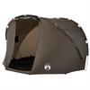 Fishing Tent for 5 Persons Brown Waterproof