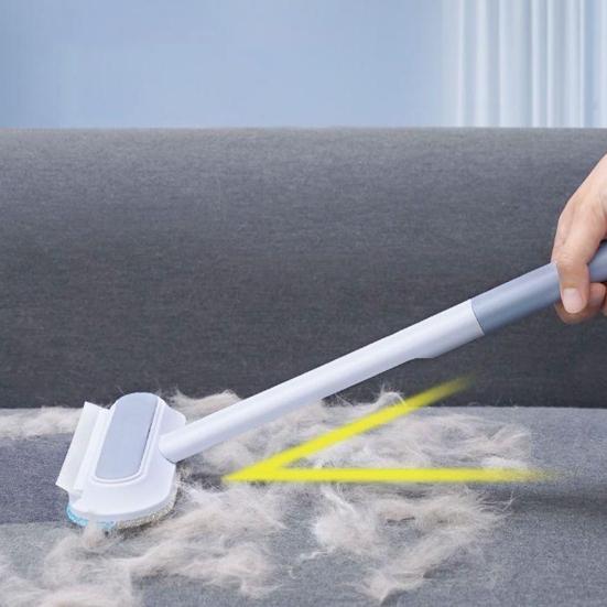 Furniture Pet Hair Remover Reusable Lint Remover Long Handle Pet Hair Removal Tool