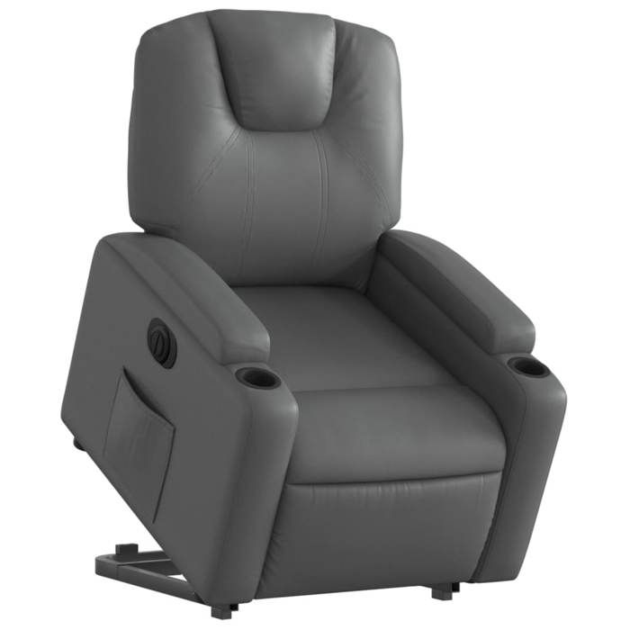 VidaXL Fauteuil Inclinable Électrique, Chaise de Relaxation avec Dossier et Repose-pied Réglables, Siège de Salon, Moderne, 3204447