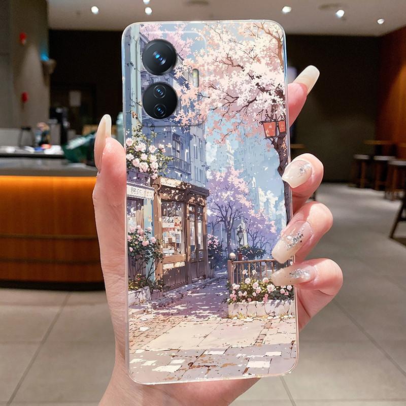 For vivo T1 4G Case Clear Luxury Dragon Cute Cool Boys Girls Phone Case For Vivo Y55 4G iQOO Z6 T1 44W Soft Silicone Back Cover