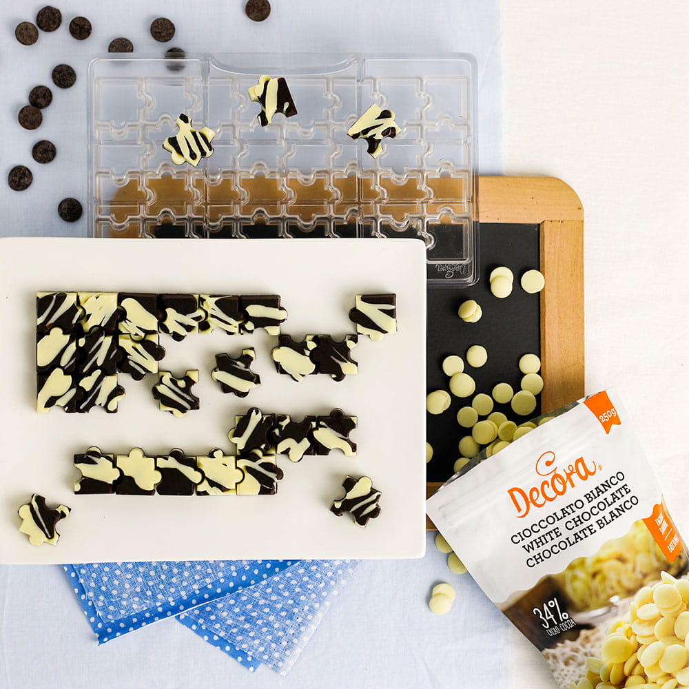 Stampo Professionale per Cioccolato Puzzle