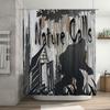 Nature's Beauty Shower Curtain Wildlife Print Bathroom Decor for Home Decoration