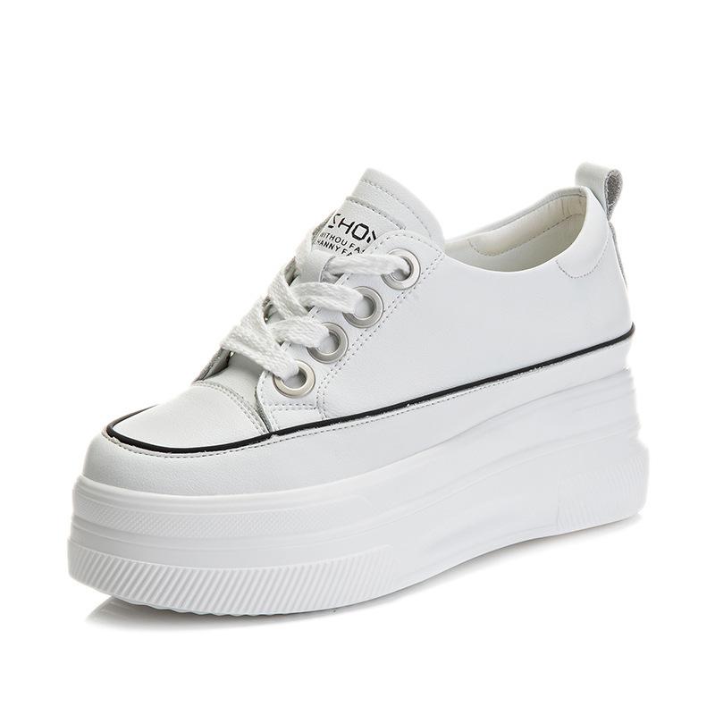 

Inner height increase Xiaobaizi spring and summer new thick-soled muffin shoes casual sports shoes M11 34 белый