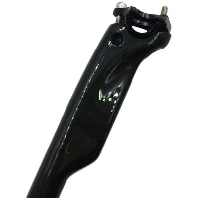 Phalatina Aero Carbon Seatpost Lightweight Mm Glossy Matte Clear Matte Black Road Mountain Bike MTB Cyclocross Clear 27.2 30.8 31.6 (30.8 Black)