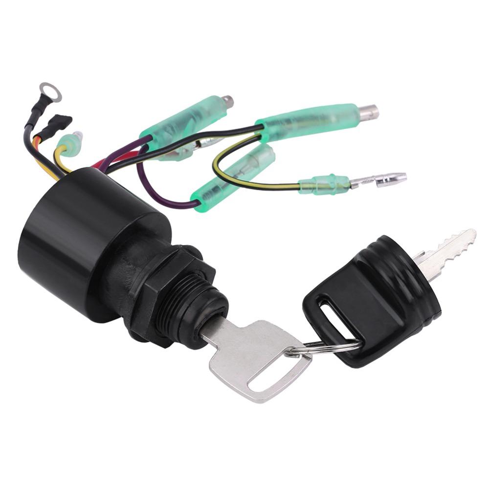 87-17009A5 Boat Ignition Switch Assembly Outboard Starter Reliable Boat Key Switch Marine Engine
