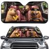 Creative Animal Car Sunshade - Cute Dog Sticker Package