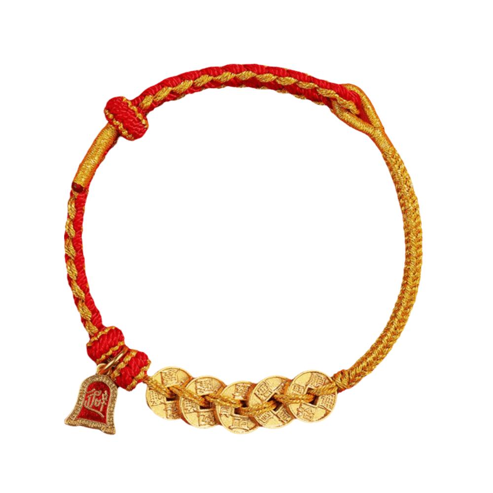 Hand-woven Zodiac Horse Bracelet Year of The Horse Red Handrope  Fortune Accessory
