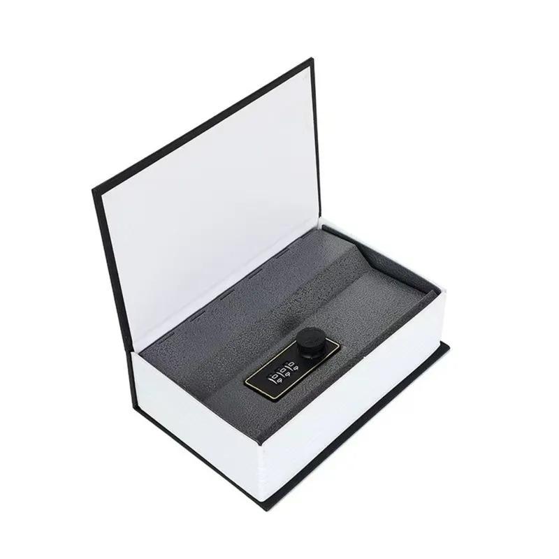 Book-Shaped Secret Safe - Decorative Metal Money Box with Lock, Combination Lock Piggy Bank Home Security