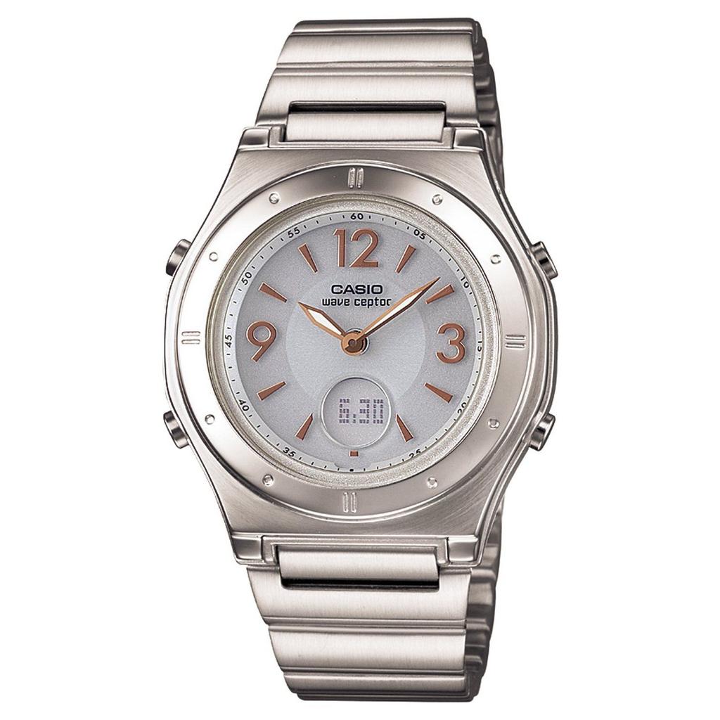 Casio Wristwatch Wave Scepter Domestic Genuine Product Radio Solar LWA-M141D-7AJF Ladies White