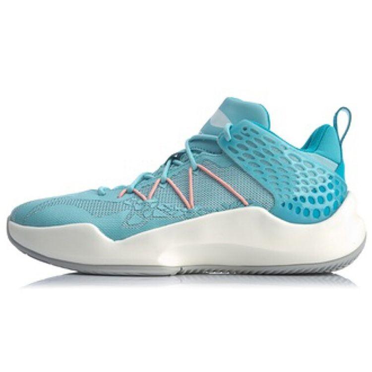 

Баскетбольные кроссовки Li Ning Sonic 8 Team Shock Absorbing, износостойкие, нескользящие, низкие, мужские, кроссовки Pure-Blue ABPQ011-3