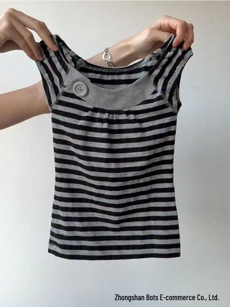 Y2K Harajuku Lace Bow Camisole - Spicy Girl Retro Summer Top