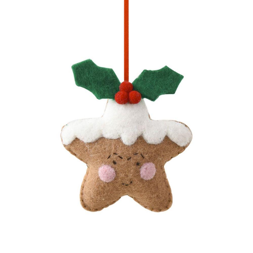 Felt Christmas Hanging Pendant Multicolor Christmas Tree Decoration Drop Ornament  Home Decoration