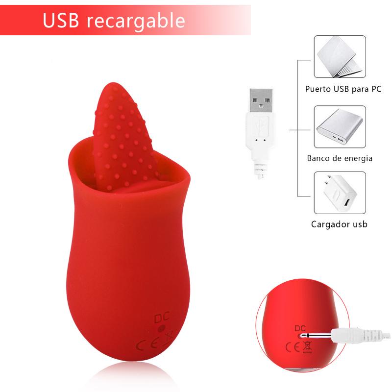 Tongue Licking Vibrater Women Tongue Toy Clit Stimulation Clitoral Stimulator Nipple G Spot Female Vibrators Games for Couple Pleasure Mini Vibrator