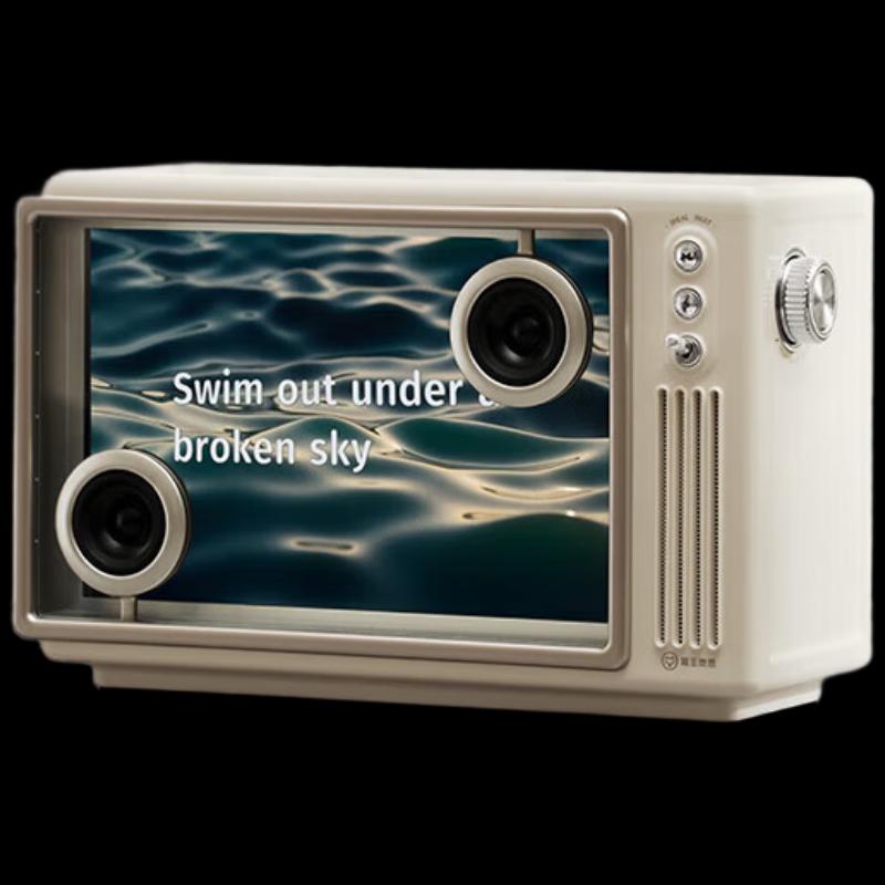 

Mao Wang MW-T5 Small Island Lyric Portable KTV Bluetooth Speaker with Microphone