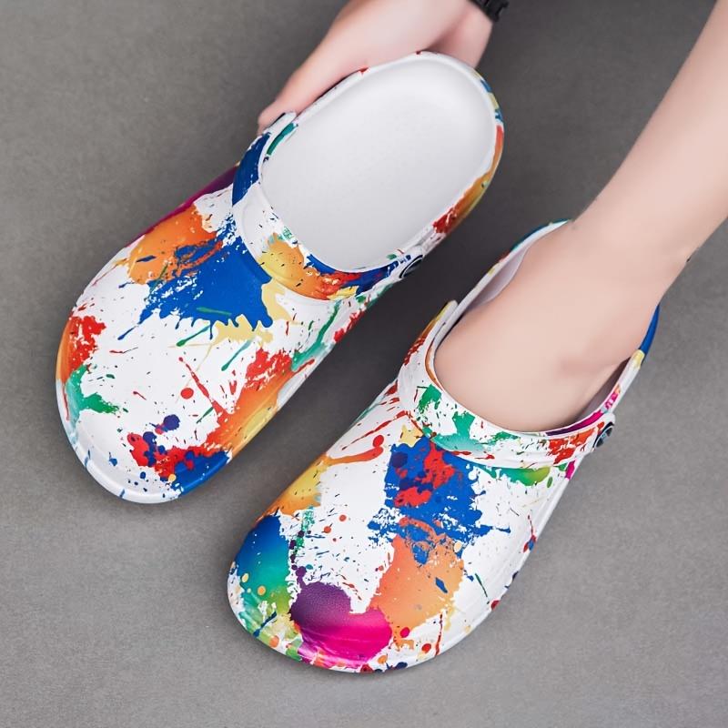 Breathable Soft EVA Women's Summer Clogs - Comfortable & Lightweight Slip-On Sandals with Thick Sole for Indoor/Outdoor Use, Casual Style