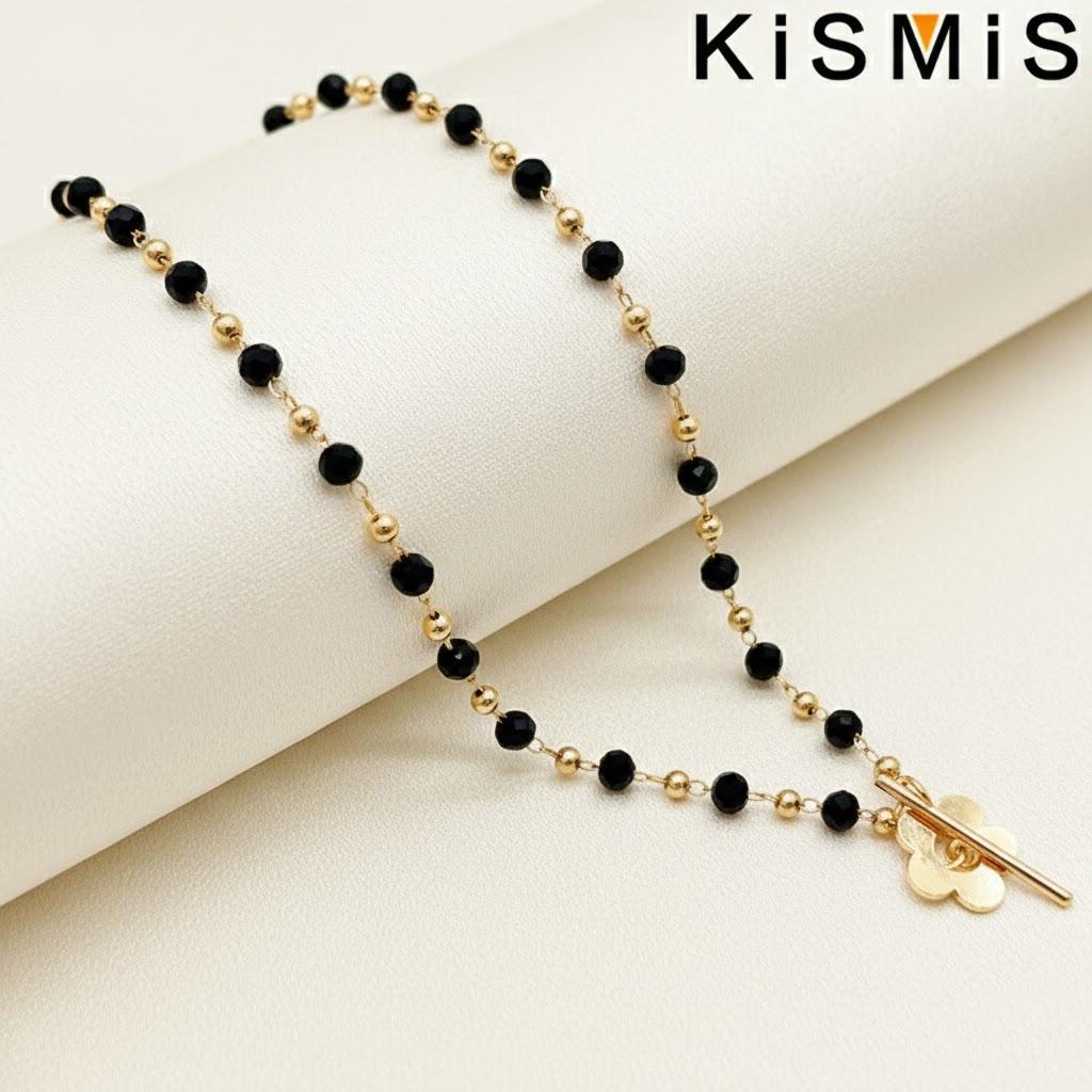 

Flower Pearl Necklace Simple Fashion Jewelry for Women Girls Versatile Street Style 1PC Popular Gift золотий