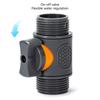 3/4 Inch External Thread Extension Connector With Builtin Switch For Easy Water Management for Home And Garden Pipe Use