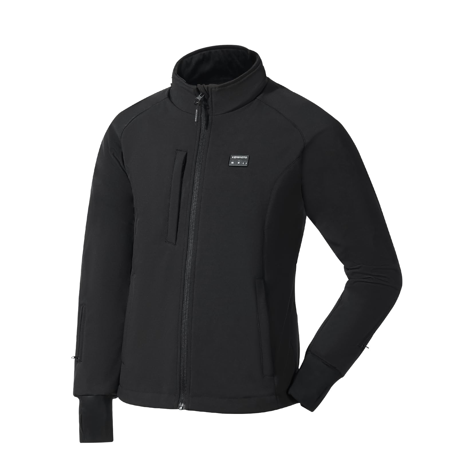 

KEMIMOTO 2024 Зимняя Электрическая с Подогревом 6 Нагревательных Точек Быстрый 3 Температурных Режима Ветрозащитная и для Холодной Погоды Размер M Мужская Куртка, 12В, Точки, Нагрев, 40-65°C чёрный