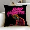 popular singer Ed Sheeran Cushion Cover Soft  EasyWash Pillow Case  Versatile for Couch Bed Travel and Office