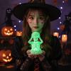 Compact 3D Printed Skull Creative Luminous Tabletop Statue Glow Miniature Sculpture  Party