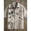 2026 Summer New Men's Polo Short sleeved Shirt Armored Warrior Black Cat Printed Short sleeved Shirt Trendy Casual Shirt