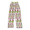 Women's Casual Fashion Christmas Printed Trousers Plush Casual Pants